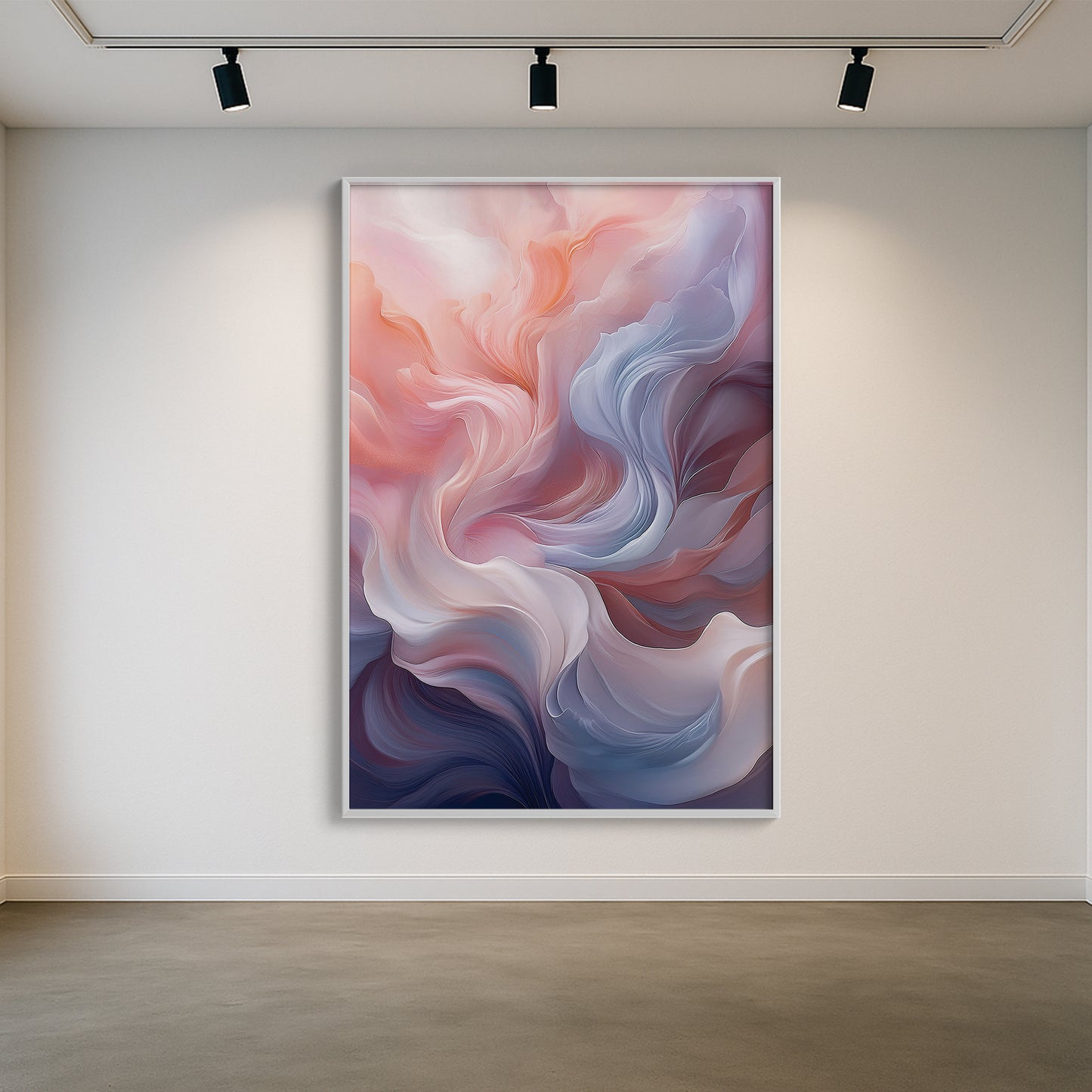 Soft Watercolor Abstract Wall Art – Dreamy Pastel Modern Décor