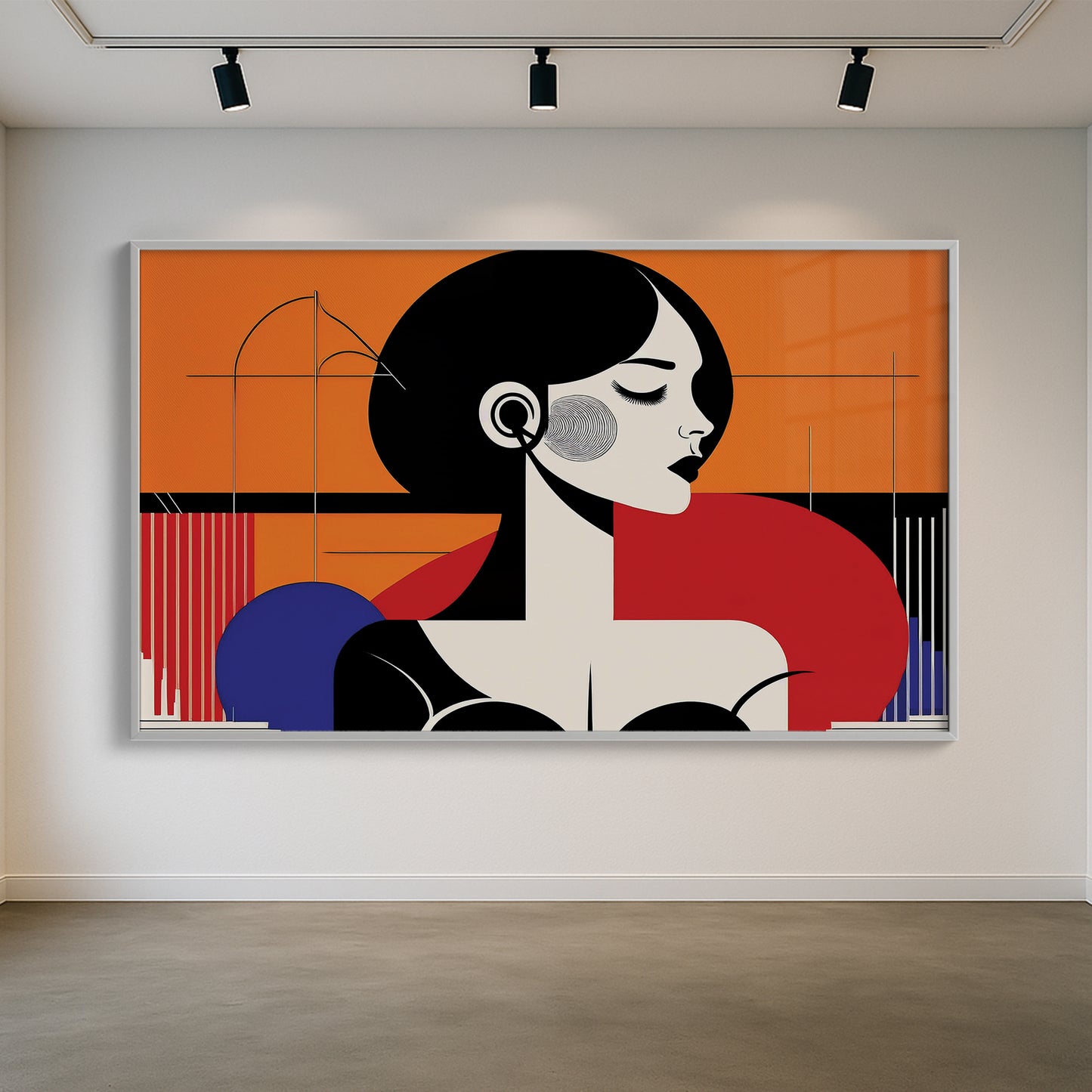 Quiet Power – Luxury Framed Glass Art