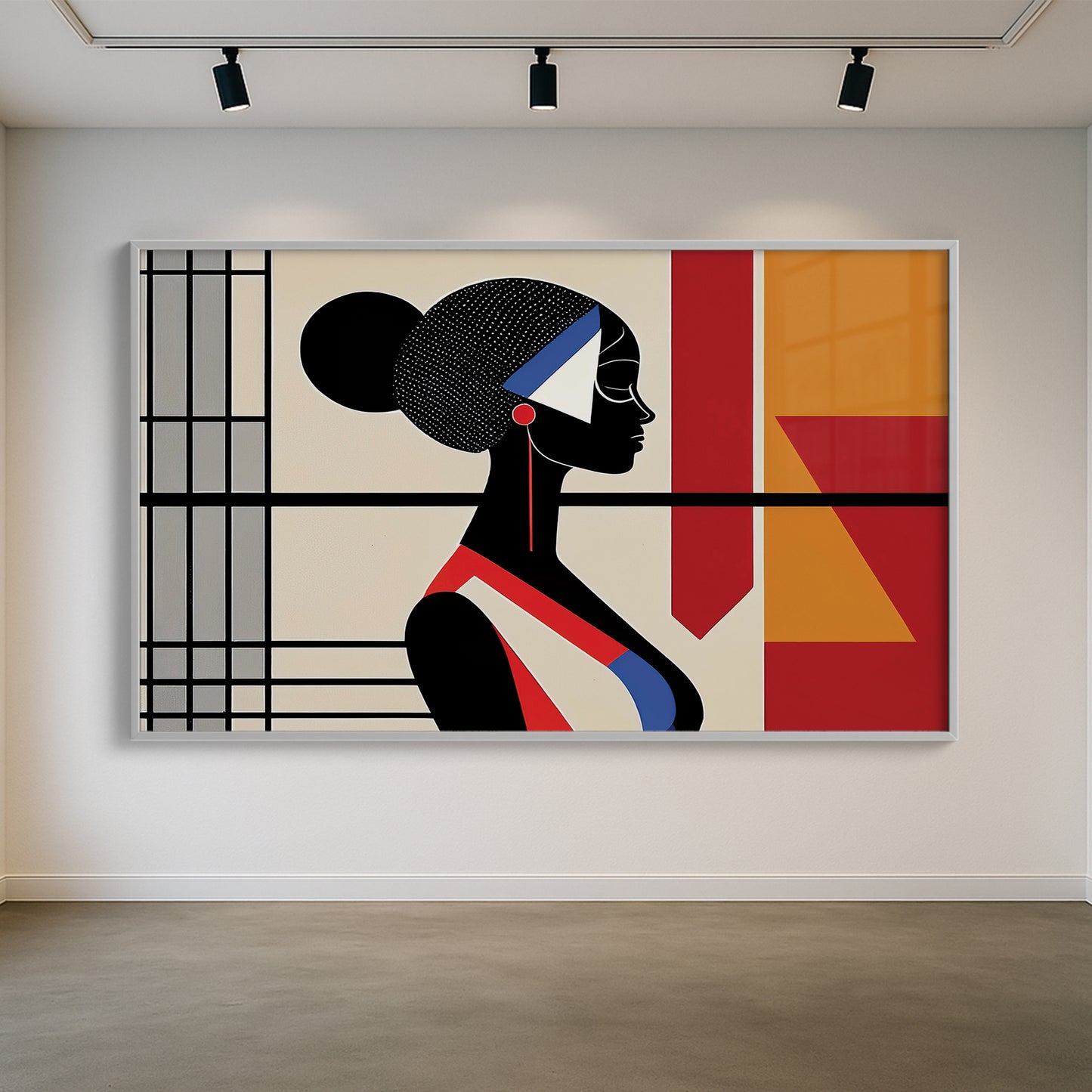 Geometry & Grace – Luxury Framed Glass Art