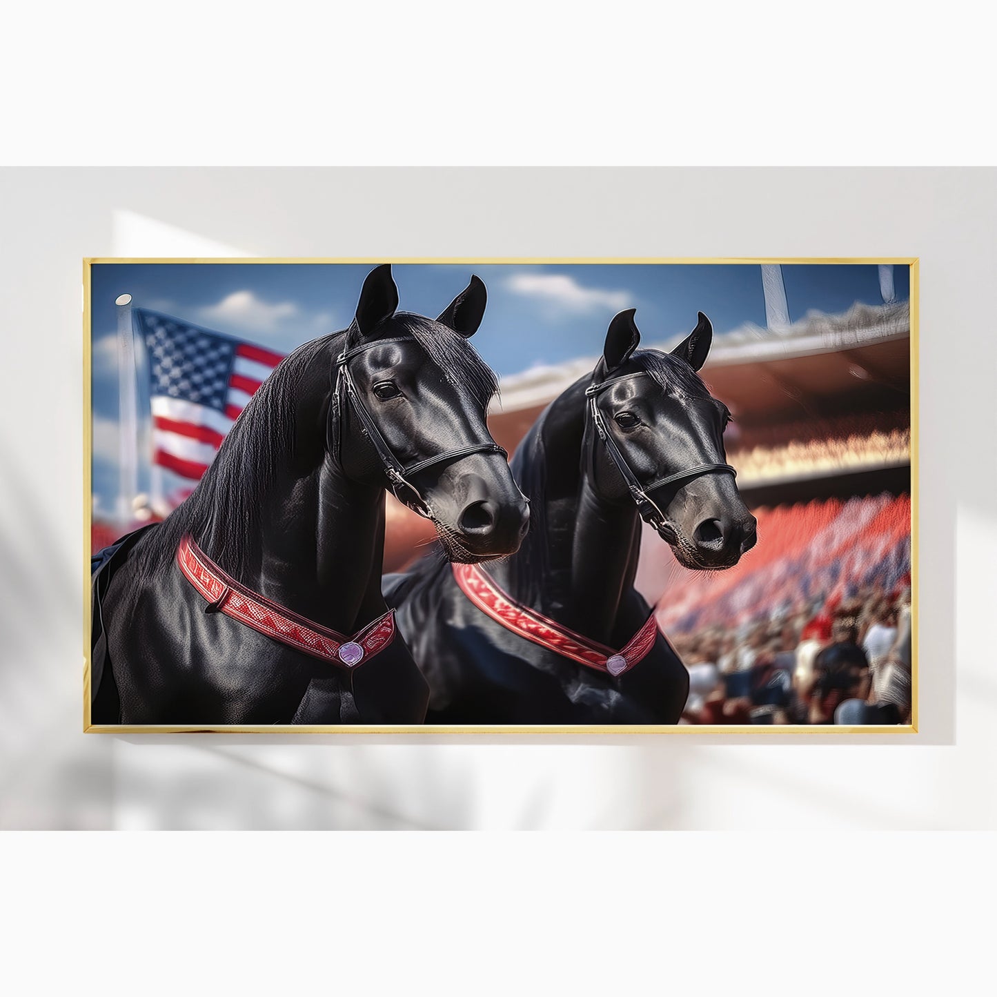 Champions in Red – Draft Horses at Parade Ground
