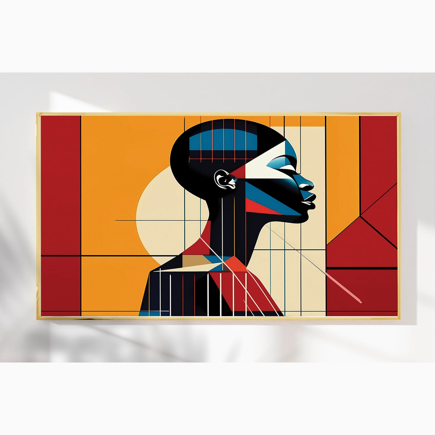 Grace in Profile – Luxury Framed Glass Art