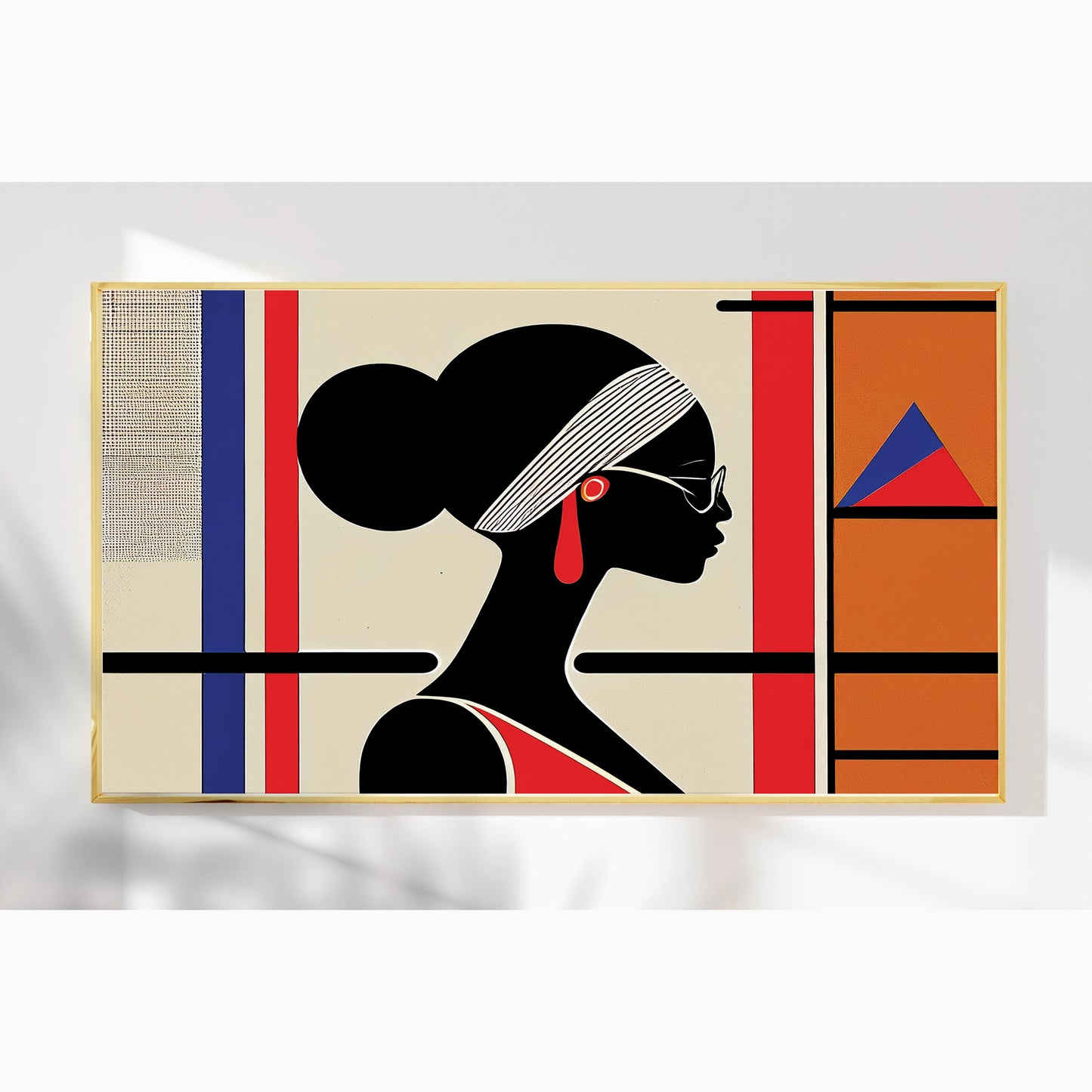 Profile in Strength – Luxury Framed Glass Art