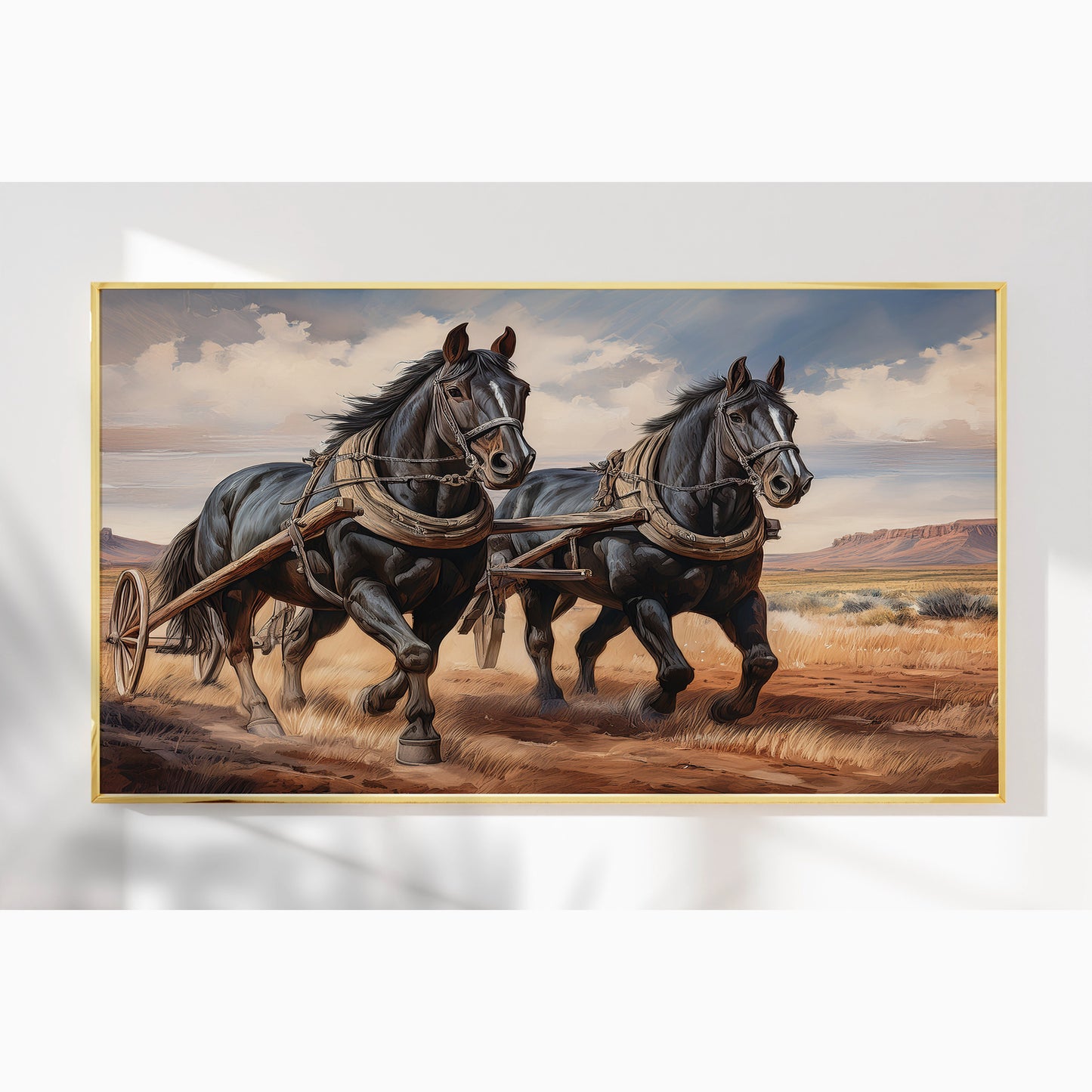 Legacy in Motion – Percheron Drafts on the Frontier