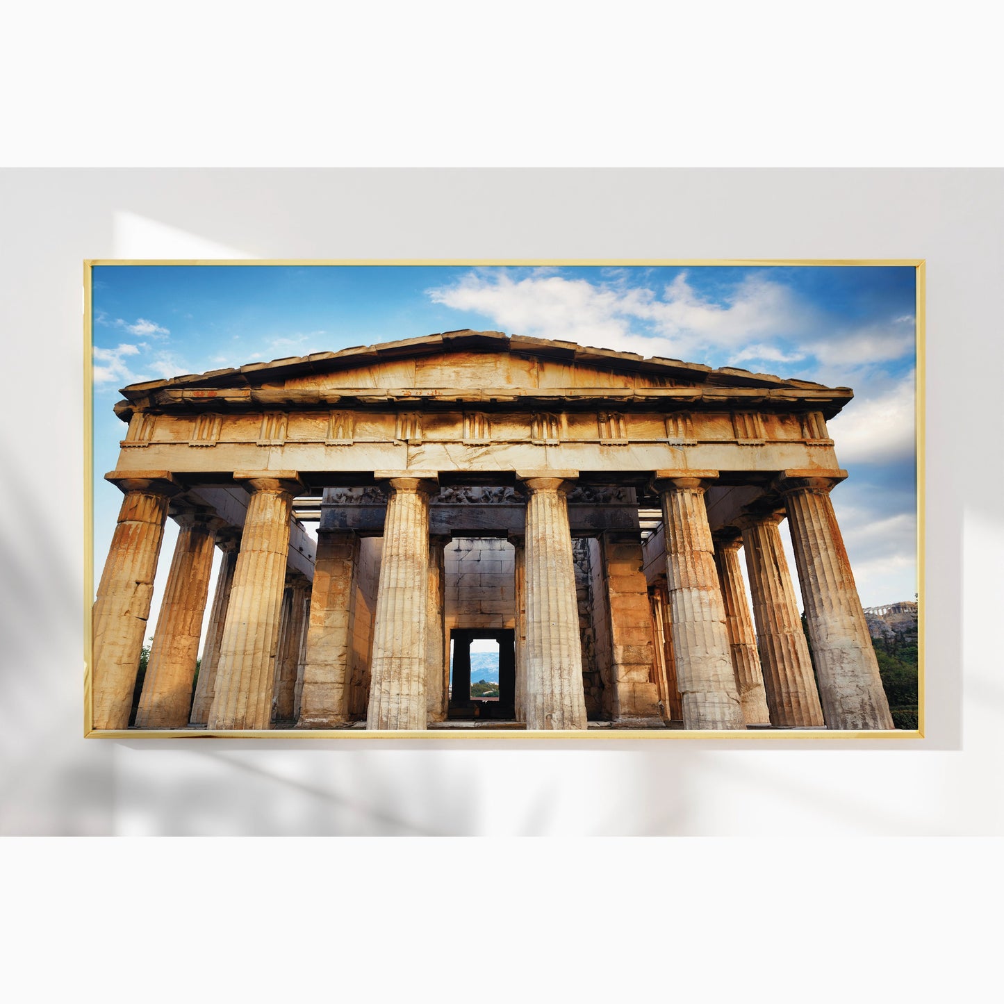 Temple of Hephaestus β Ancient Greek Ruins Wall Art, Historic Decor