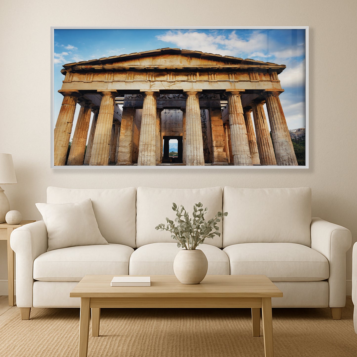 Temple of Hephaestus β Ancient Greek Ruins Wall Art, Historic Decor