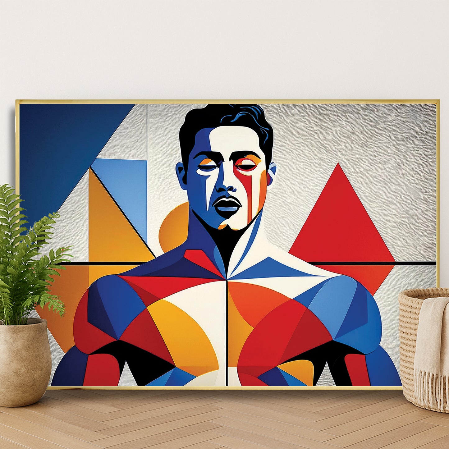 Stillness in Strength – Luxury Framed Glass Art
