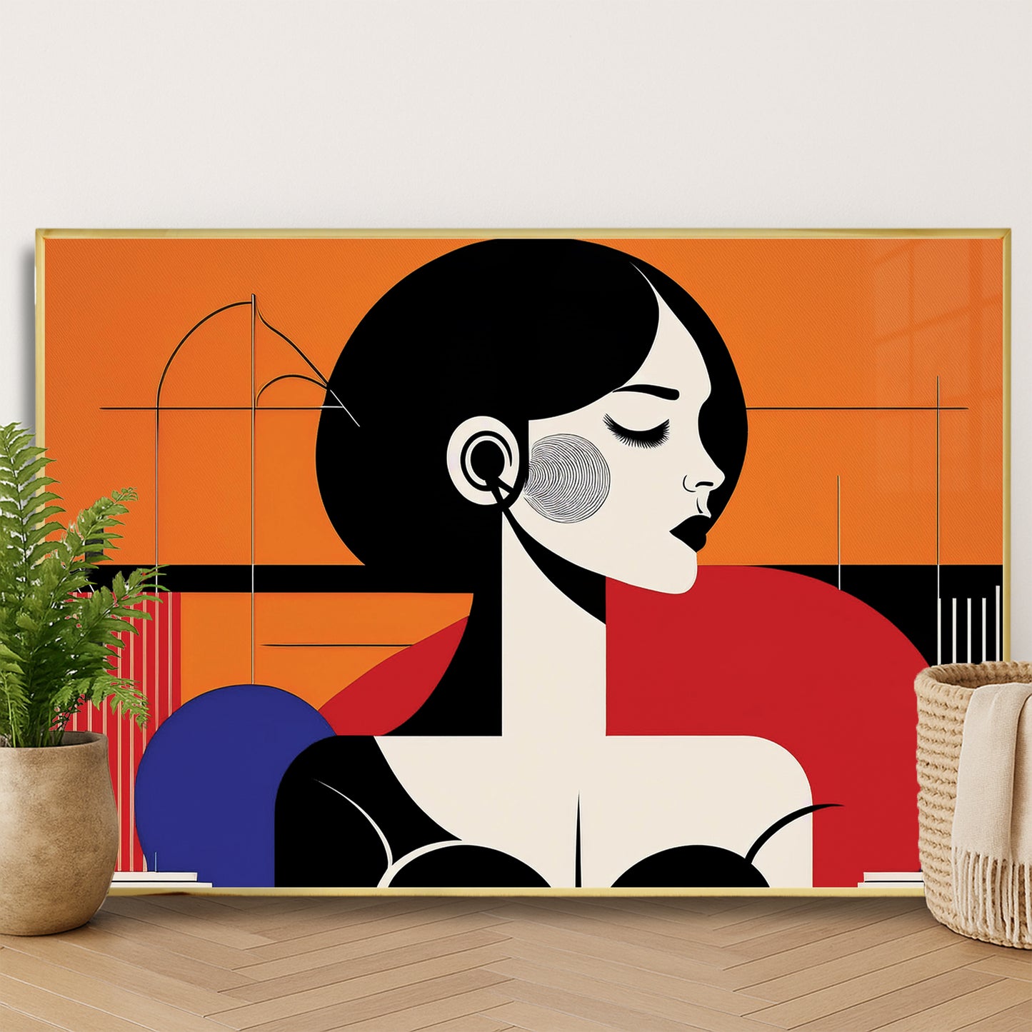 Quiet Power – Luxury Framed Glass Art
