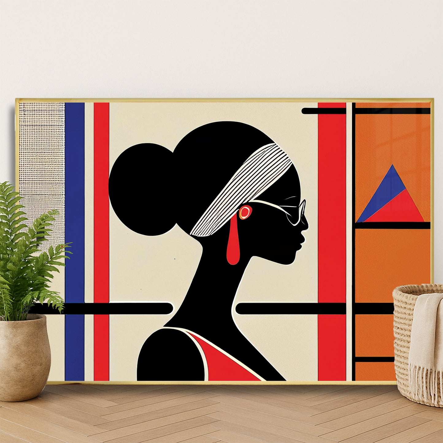 Profile in Strength – Luxury Framed Glass Art
