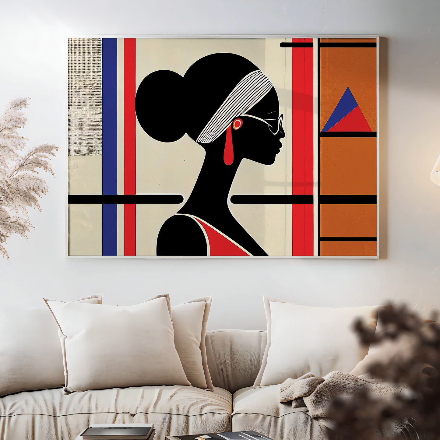 Profile in Strength – Luxury Framed Glass Art