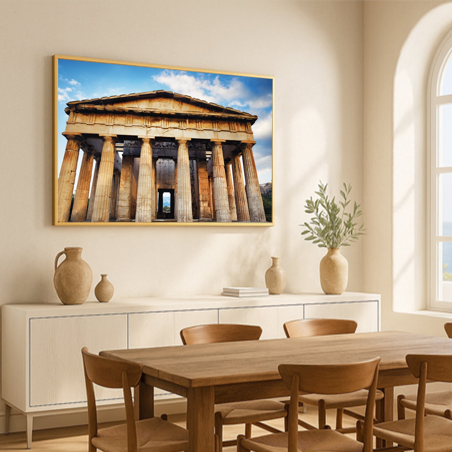 Temple of Hephaestus β Ancient Greek Ruins Wall Art, Historic Decor