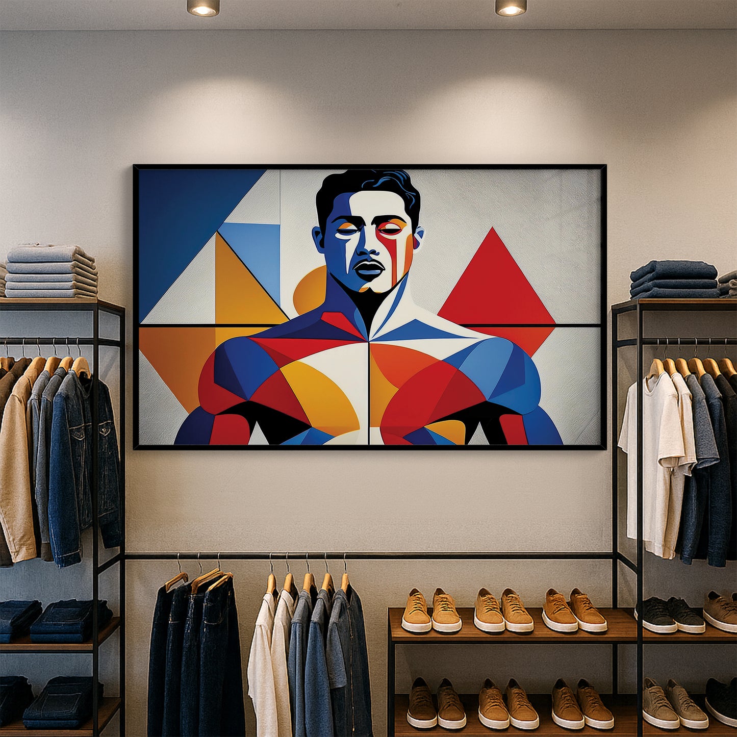 Stillness in Strength – Luxury Framed Glass Art