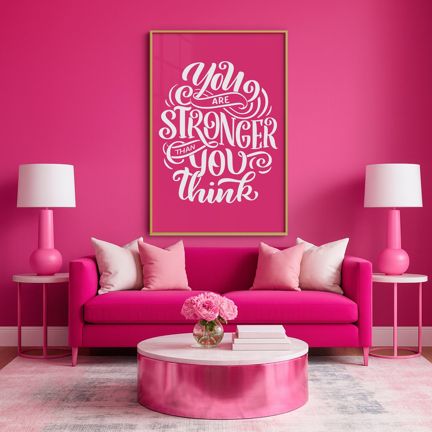 You Are Stronger Than You Think - Luxury Glass Wall Art