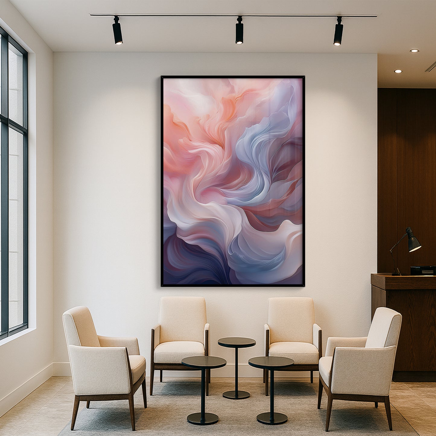 Soft Watercolor Abstract Wall Art – Dreamy Pastel Modern Décor