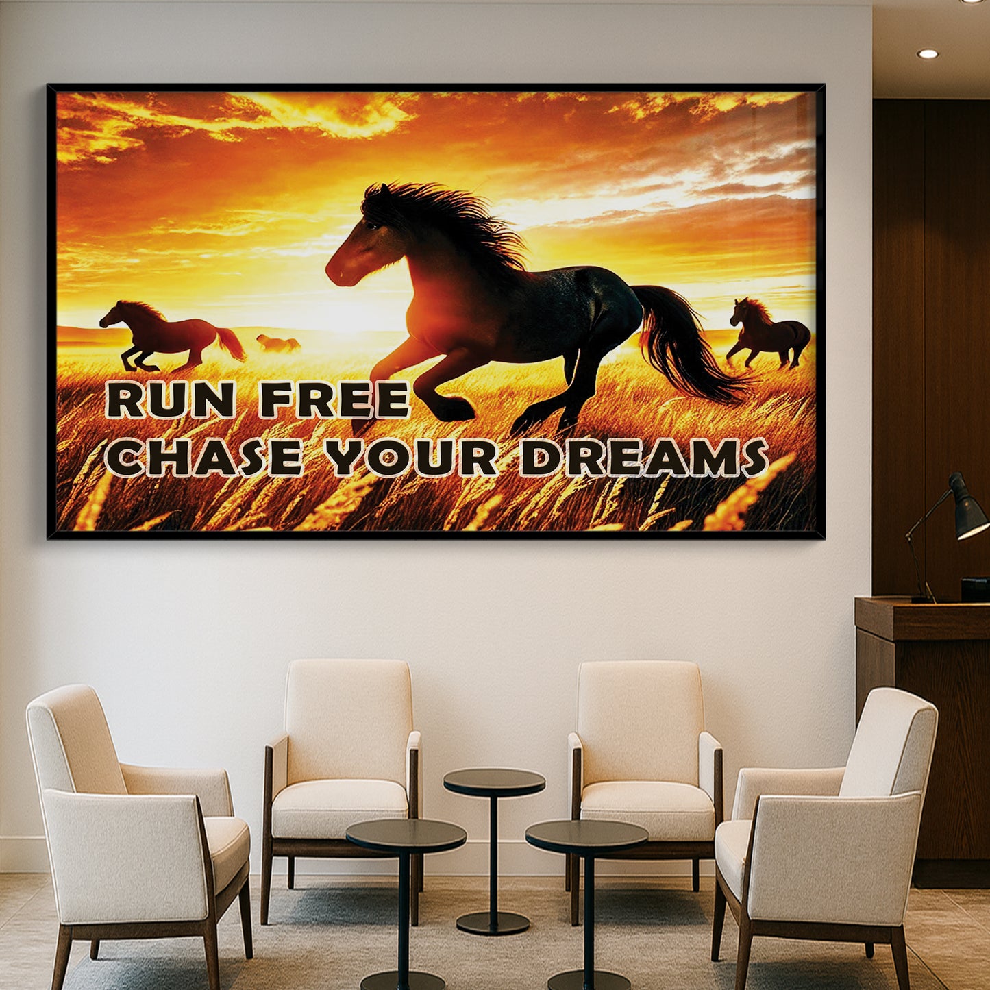 Run Free, Chase Your Dreams – Horse Wall Art
