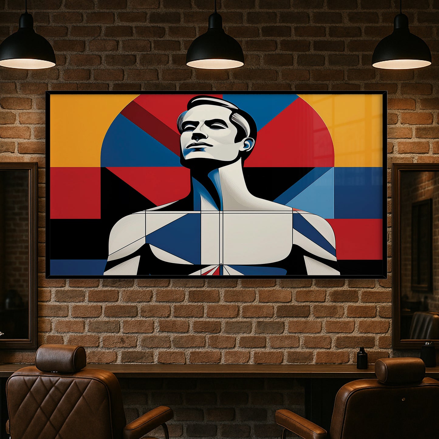 Rising Confidence – Luxury Framed Glass Art