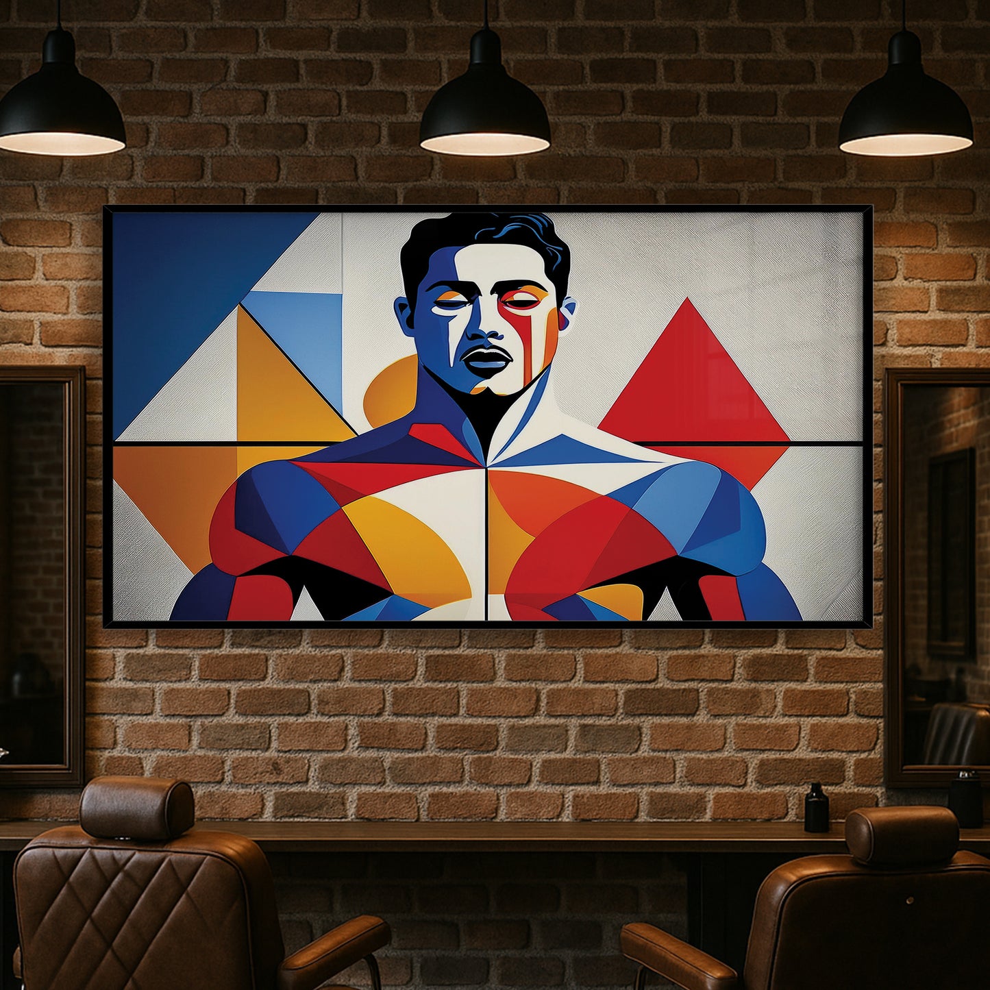 Stillness in Strength – Luxury Framed Glass Art