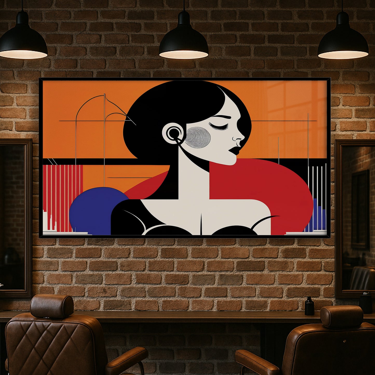 Quiet Power – Luxury Framed Glass Art
