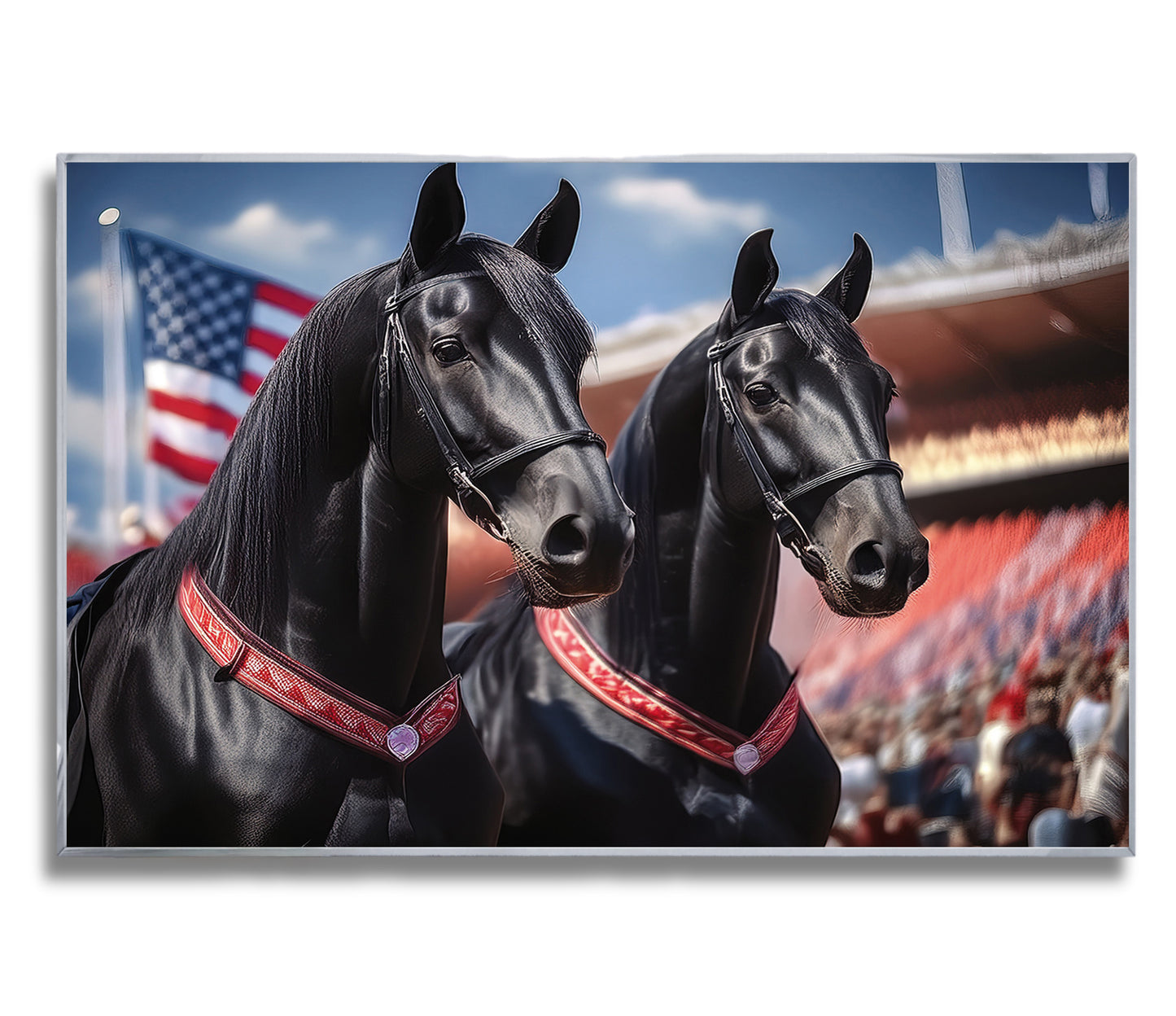 Champions in Red – Draft Horses at Parade Ground