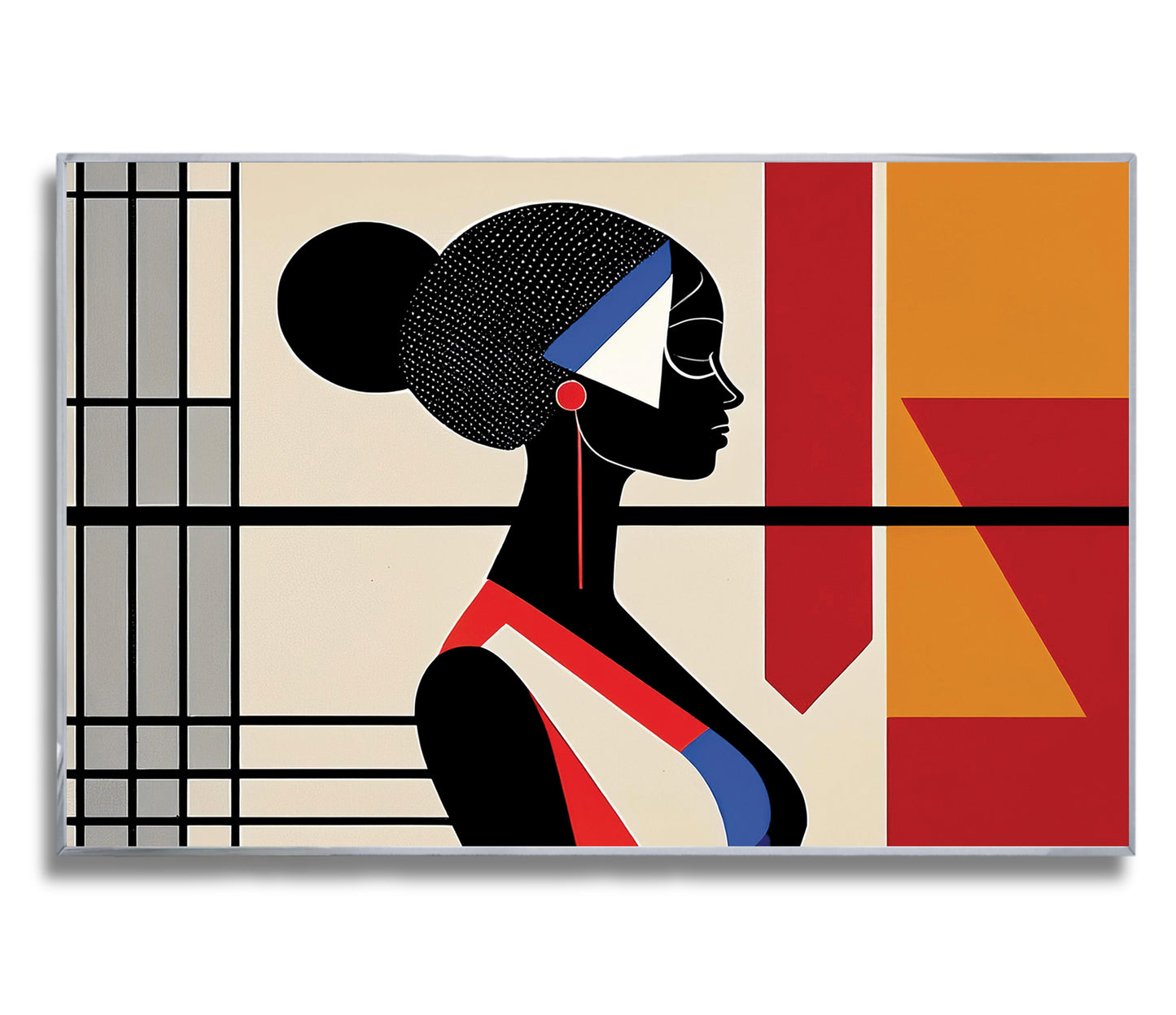 Geometry & Grace – Luxury Framed Glass Art