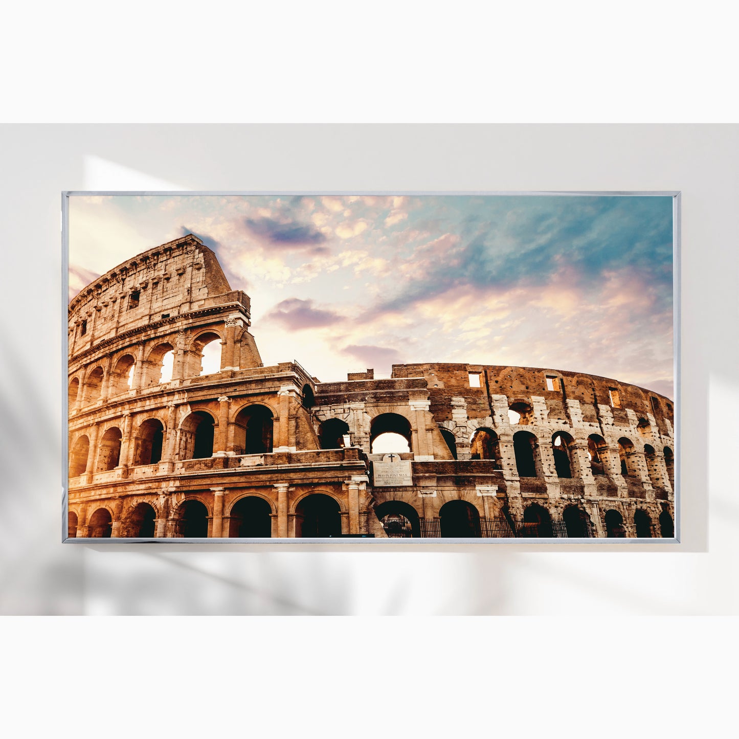 Colosseum β Rome Wall Art Photography Print, Ancient Architecture, Sunset Sky