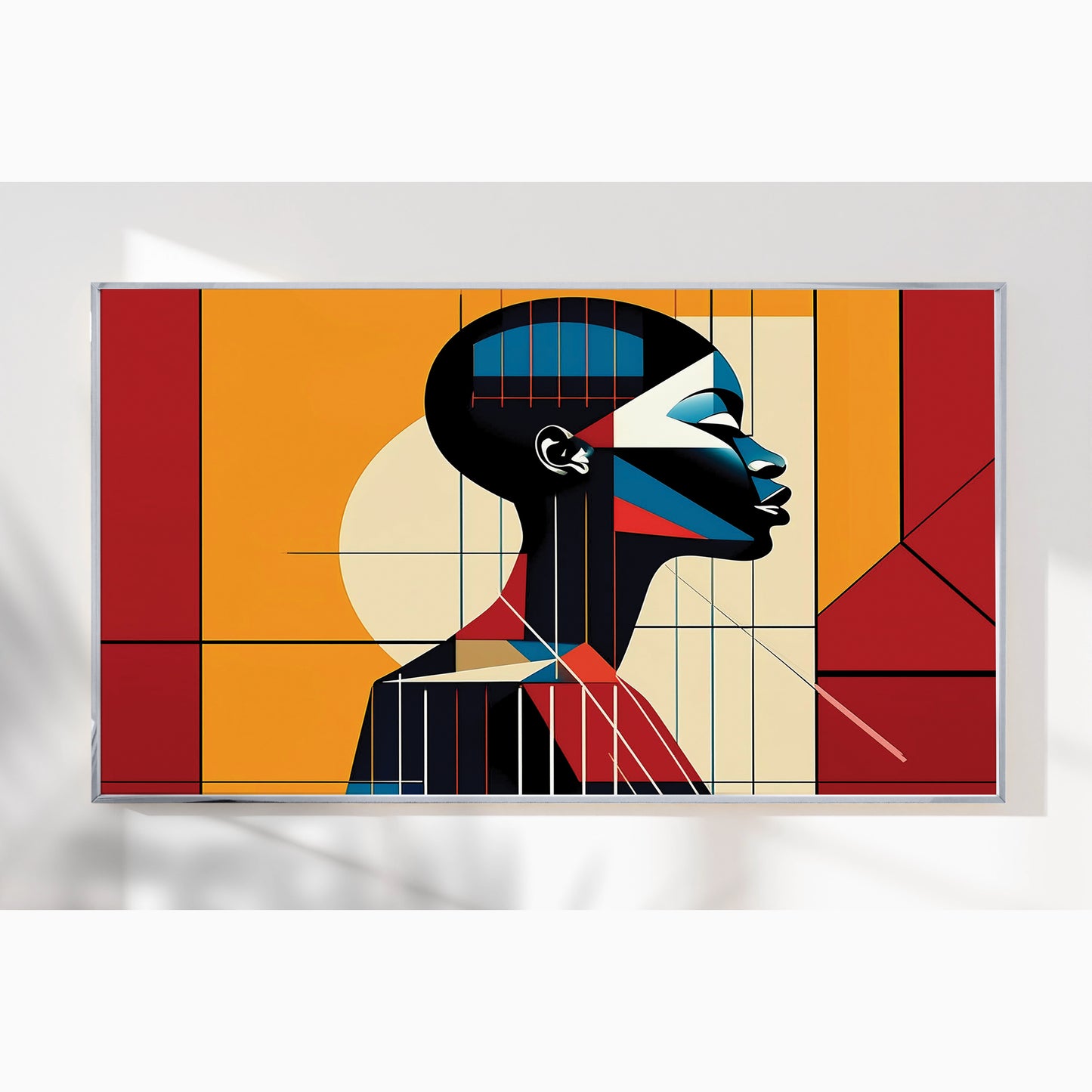 Grace in Profile – Luxury Framed Glass Art