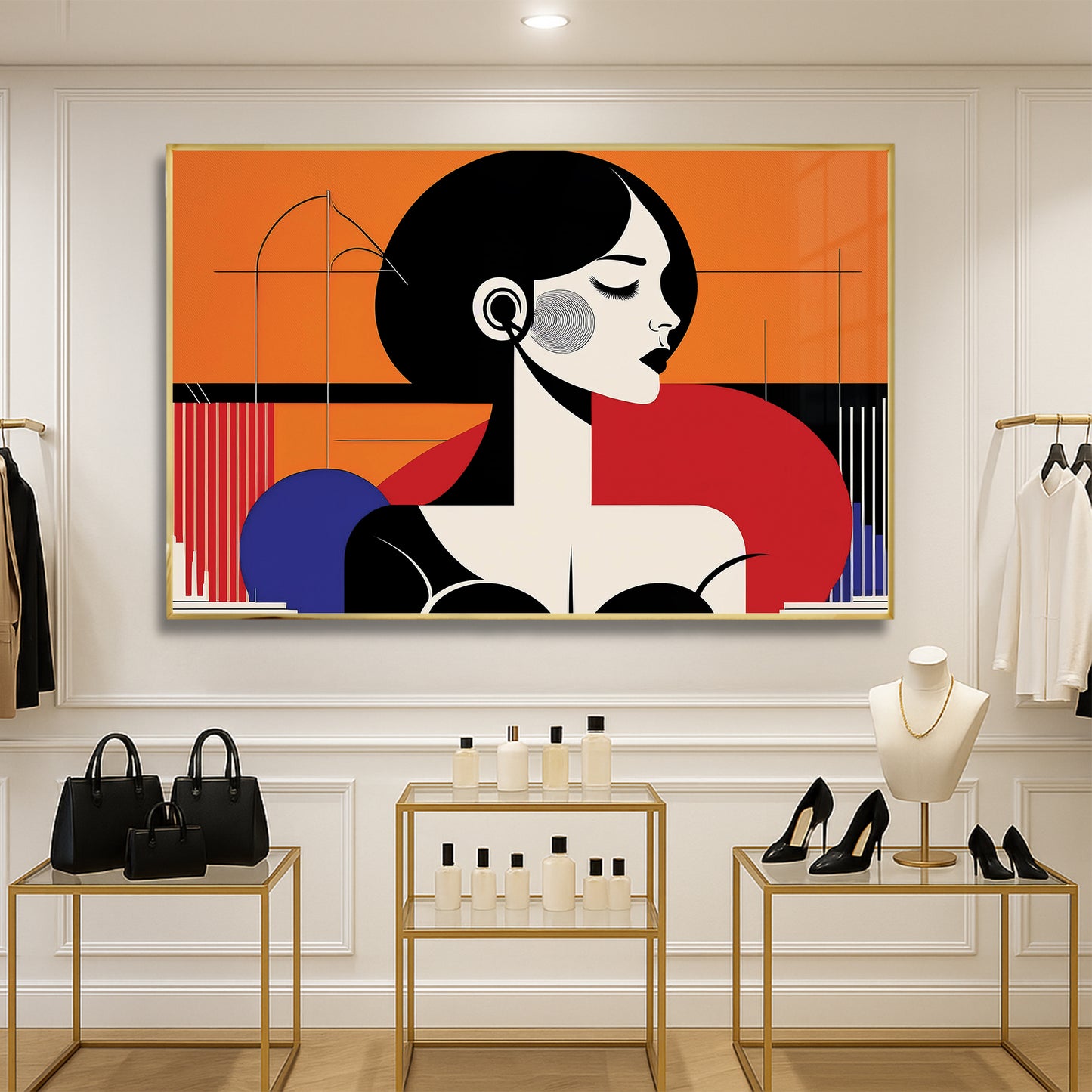 Quiet Power – Luxury Framed Glass Art