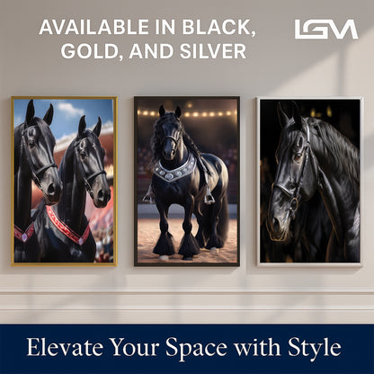 Legacy in Motion – Percheron Drafts on the Frontier