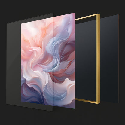Soft Watercolor Abstract Wall Art – Dreamy Pastel Modern Décor