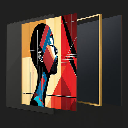 Code of Vision  – Luxury Framed Glass Art