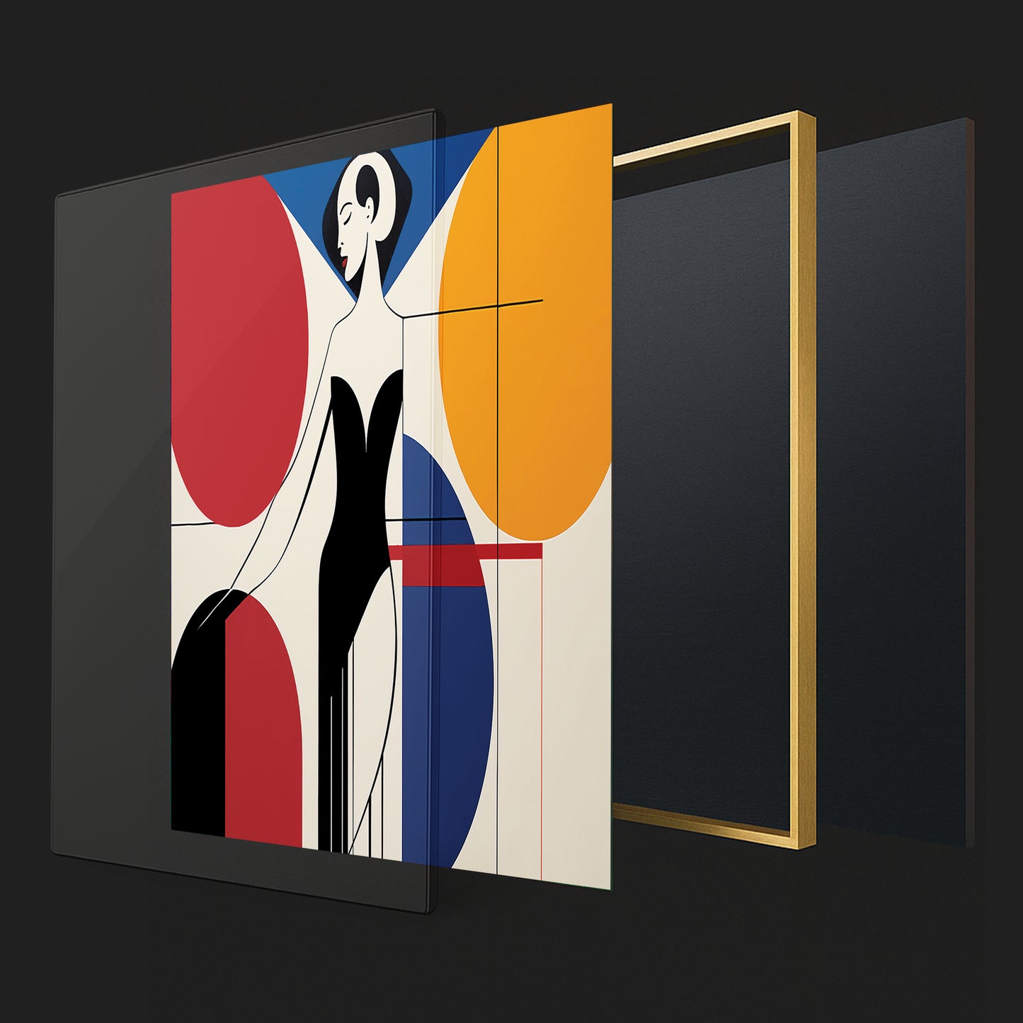 Divine Command – Luxury Framed Glass Art