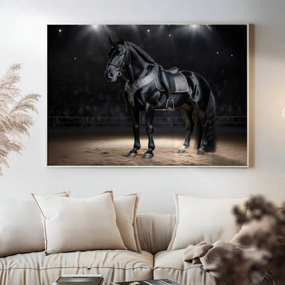 Spotlight Elegance – Percheron in the Arena