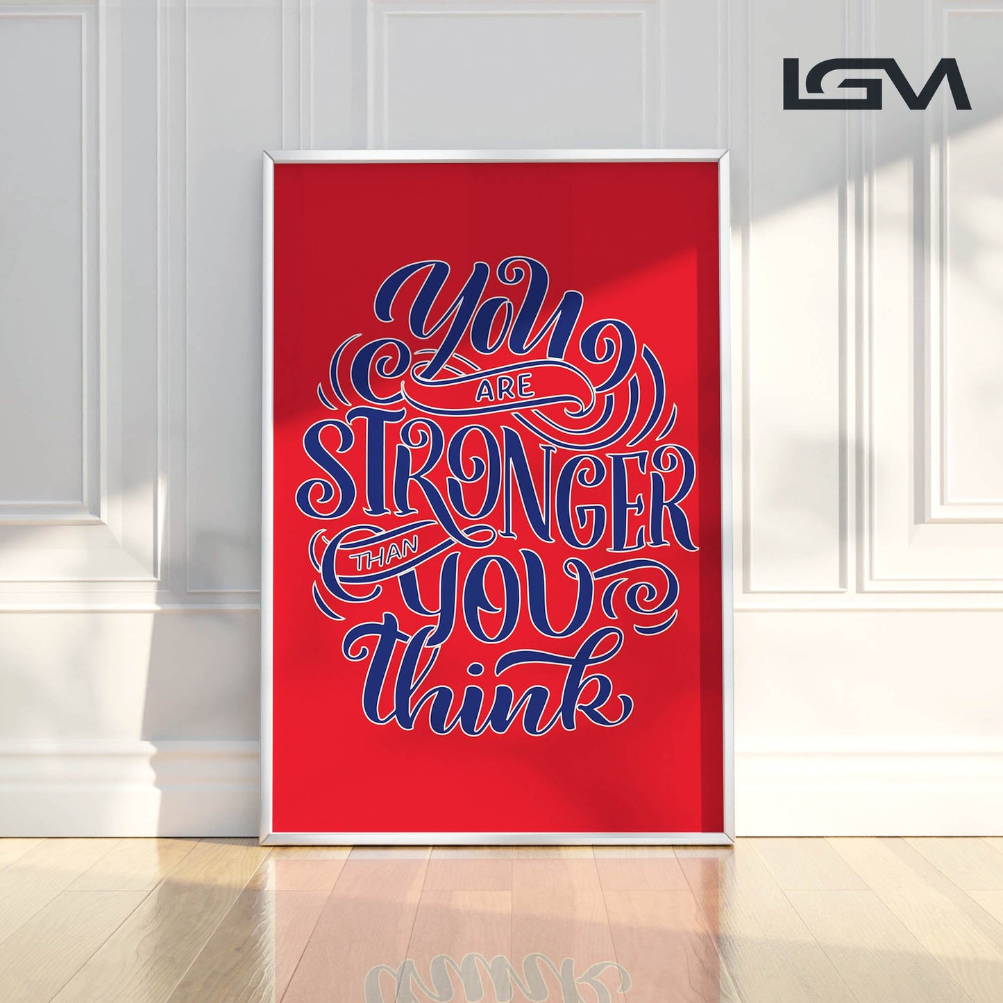 You Are Stronger Than You Think - Luxury Glass Wall Art