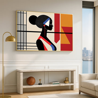 Geometry & Grace – Luxury Framed Glass Art