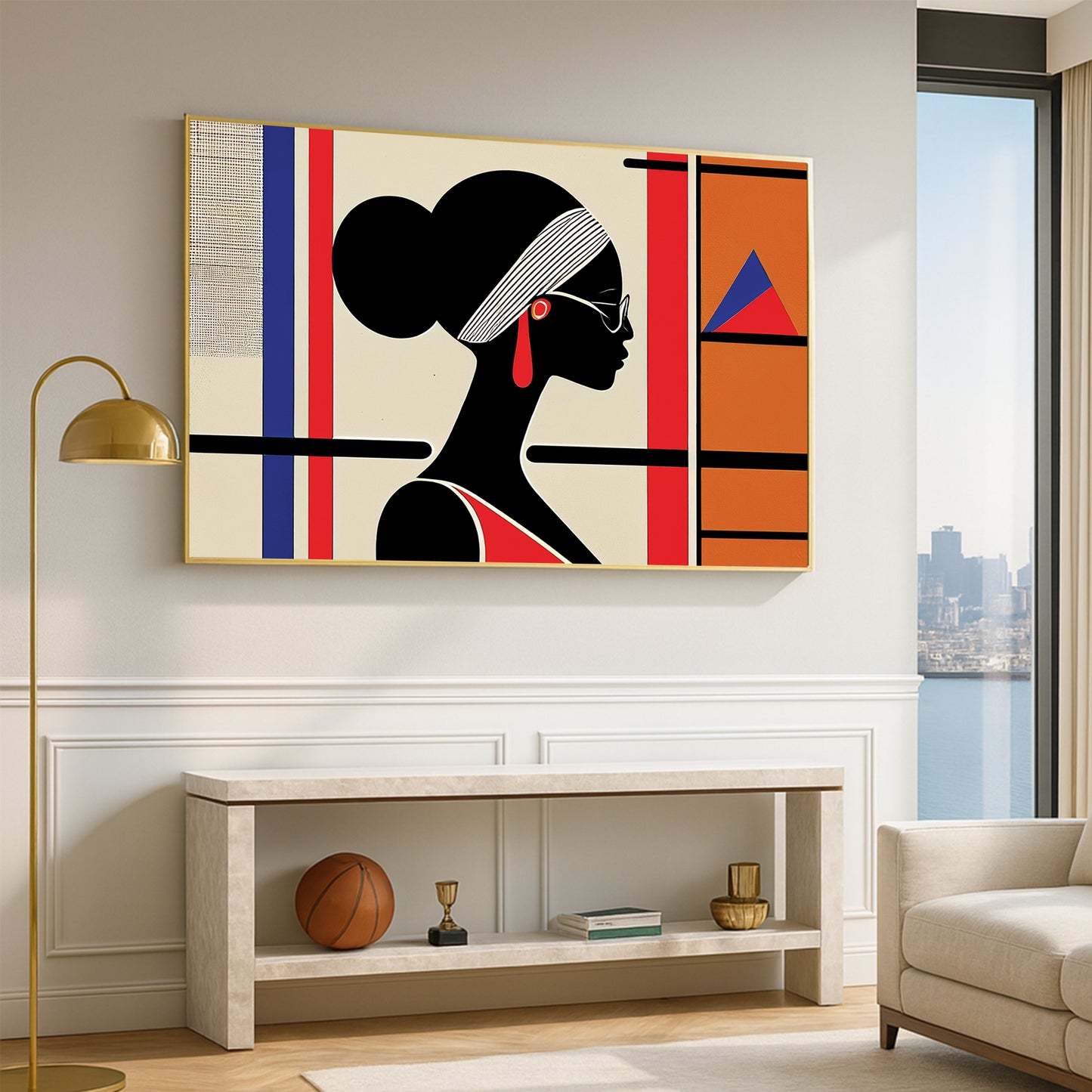 Profile in Strength – Luxury Framed Glass Art
