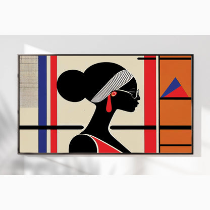 Profile in Strength – Luxury Framed Glass Art