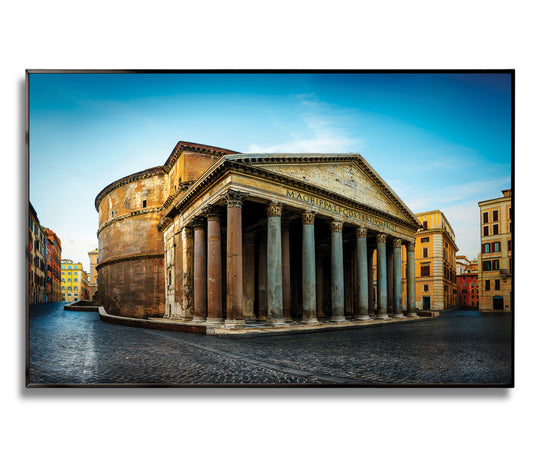 Pantheon of Rome – Ancient Temple with Corinthian Columns, Luxury UV Gloss Wall Art