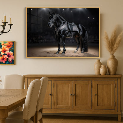 Spotlight Elegance – Percheron in the Arena