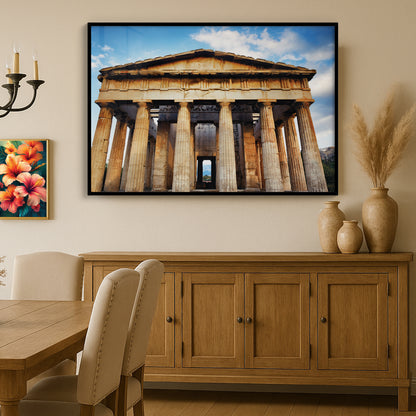 Temple of Hephaestus – Ancient Greek Ruins Wall Art, Historic Decor