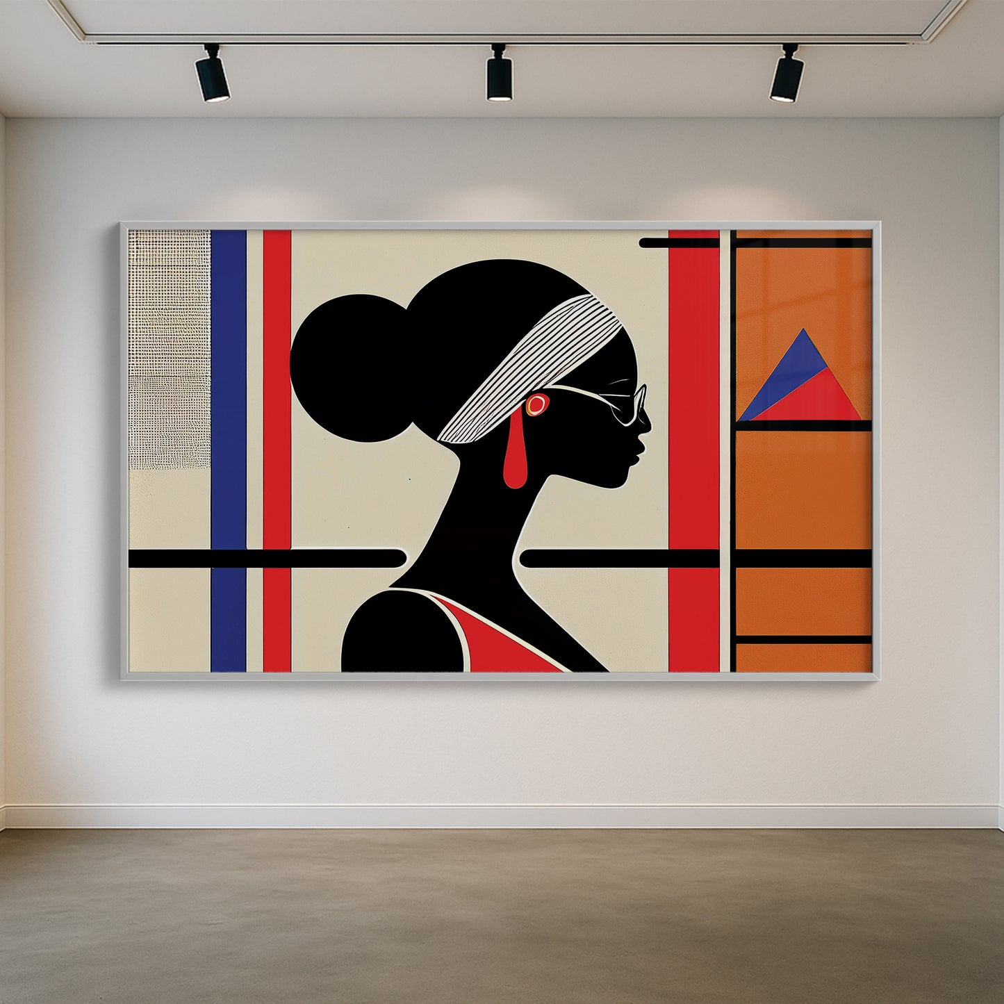 Profile in Strength – Luxury Framed Glass Art