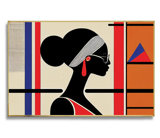 Profile in Strength – Luxury Framed Glass Art