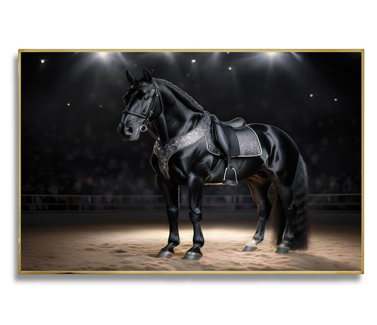 Spotlight Elegance – Percheron in the Arena
