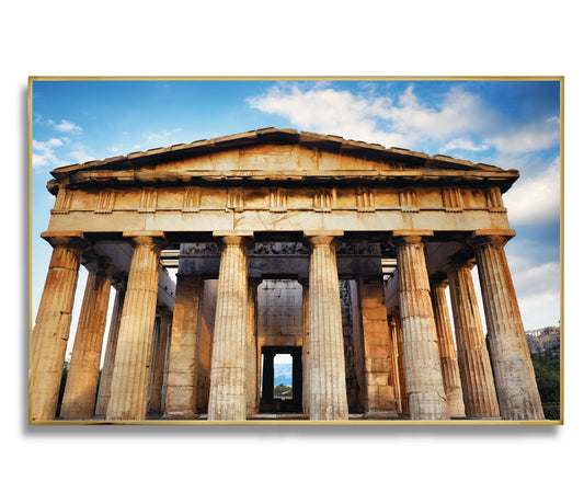Temple of Hephaestus – Ancient Greek Ruins Wall Art, Historic Decor