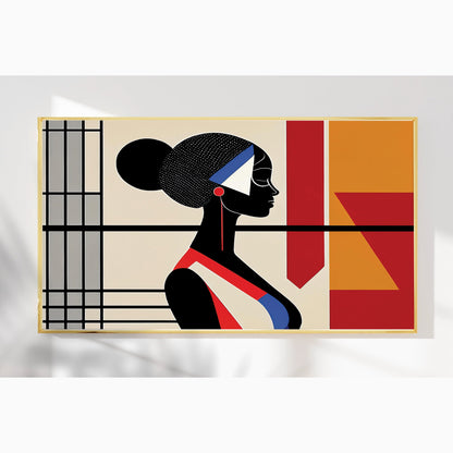 Geometry & Grace – Luxury Framed Glass Art