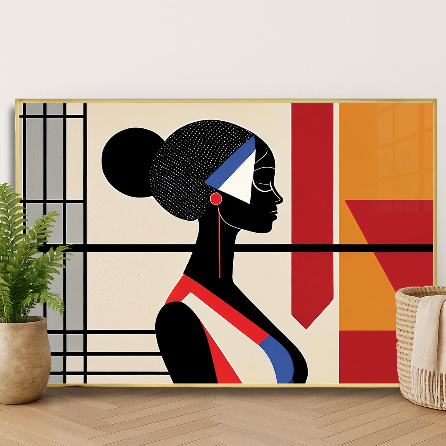Geometry & Grace – Luxury Framed Glass Art
