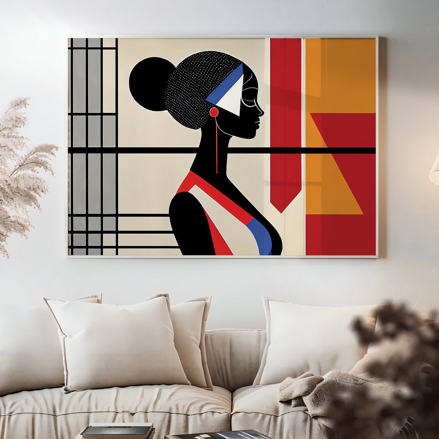 Geometry & Grace – Luxury Framed Glass Art