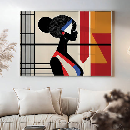 Geometry & Grace – Luxury Framed Glass Art