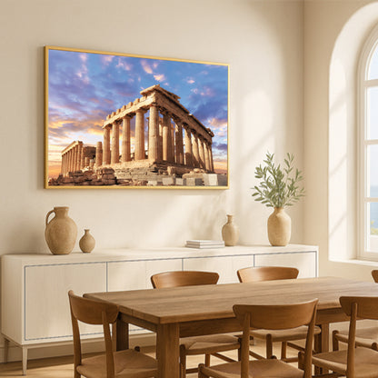 Parthenon at Sunset – Athens Greece Ancient Architecture Print