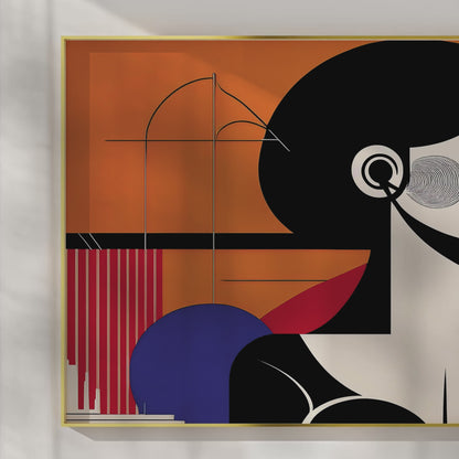 Quiet Power – Luxury Framed Glass Art