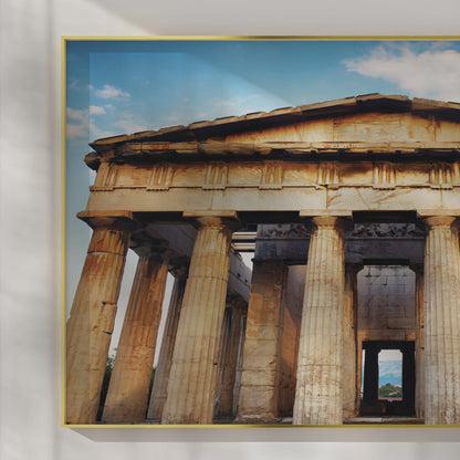 Temple of Hephaestus – Ancient Greek Ruins Wall Art, Historic Decor