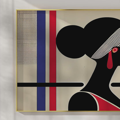 Profile in Strength – Luxury Framed Glass Art